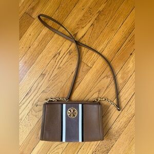 Tory Burch Carson Striped Crossbody Bag